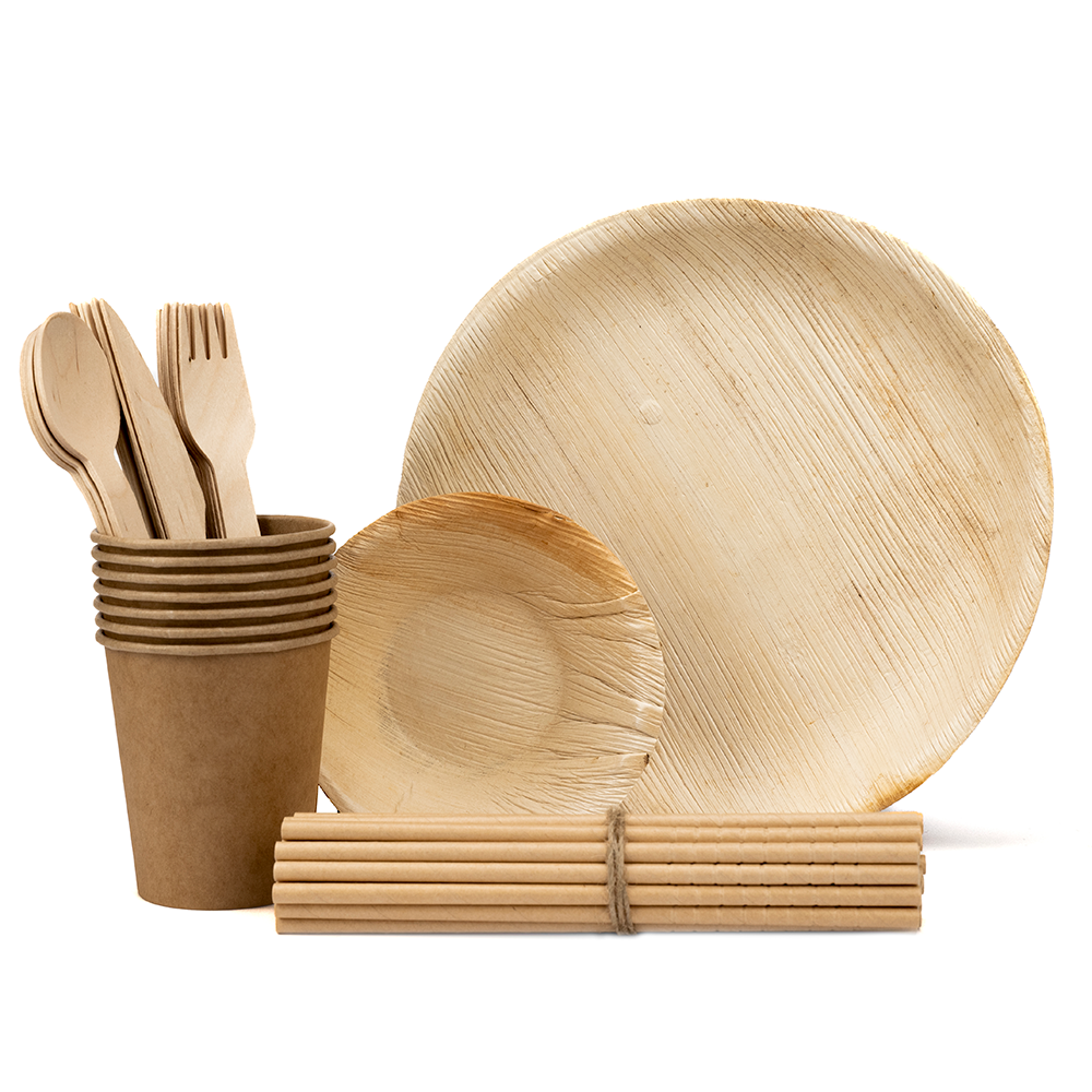 naczynia z liści palmowych