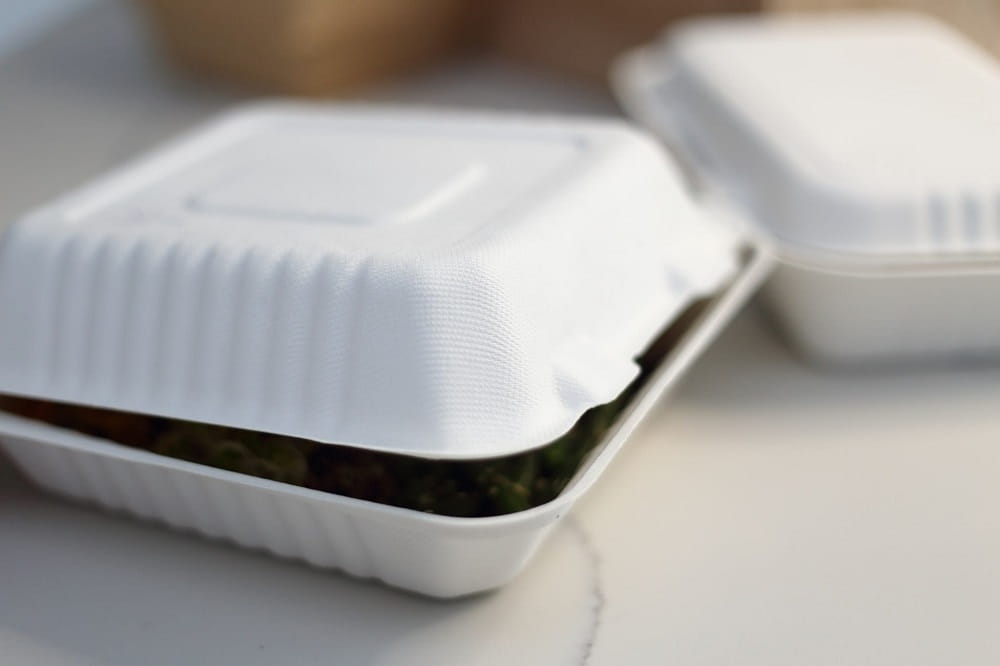 Opakowania na wynos z trzciny cukrowej