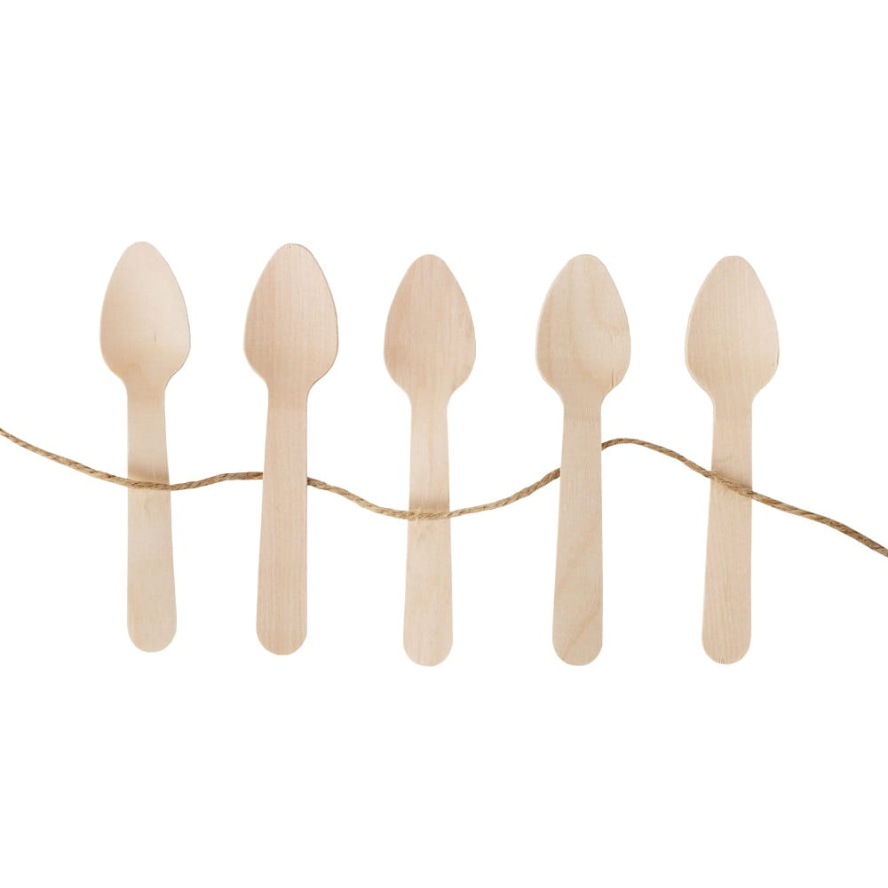 Jednorazowe łyżeczki deserowe - Omineco.pl