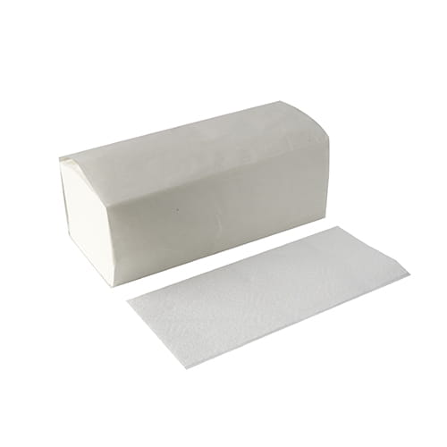 Ręczniki papierowe V-Fold 150 listków 21x25 cm białe - omineco.pl