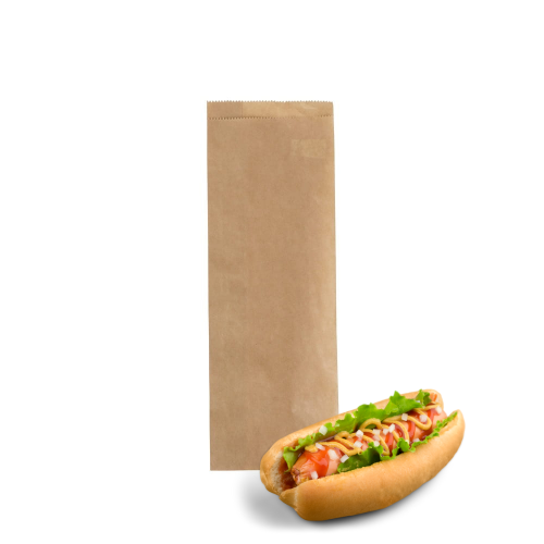 Koperty papierowe hot dog 8x22 cm 1000 szt.