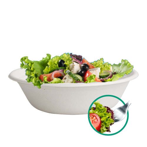 Miska na sałatkę z trzciny cukrowej 1200 ml 50 szt.