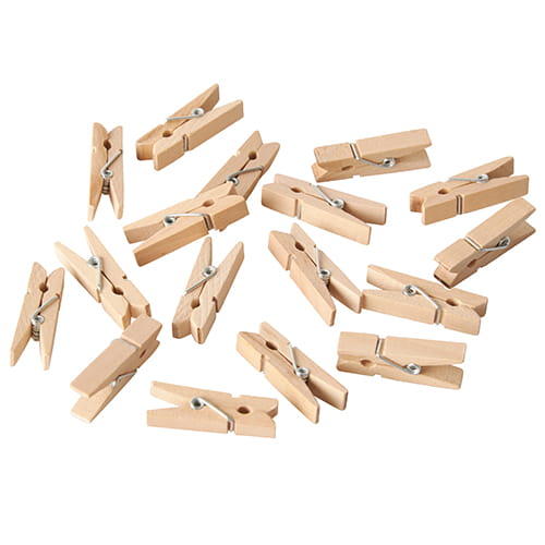 Mini klamerki drewniane 3,5 cm 100 szt.
