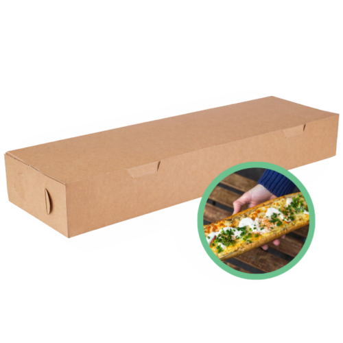 Pudełka na zapiekanki XL 100 szt. 