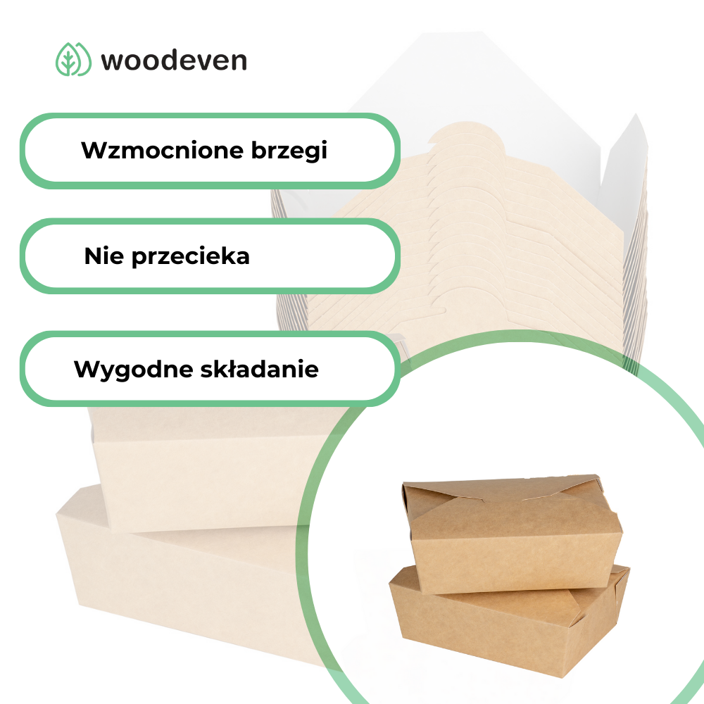 Opakowania papierowe na wynos