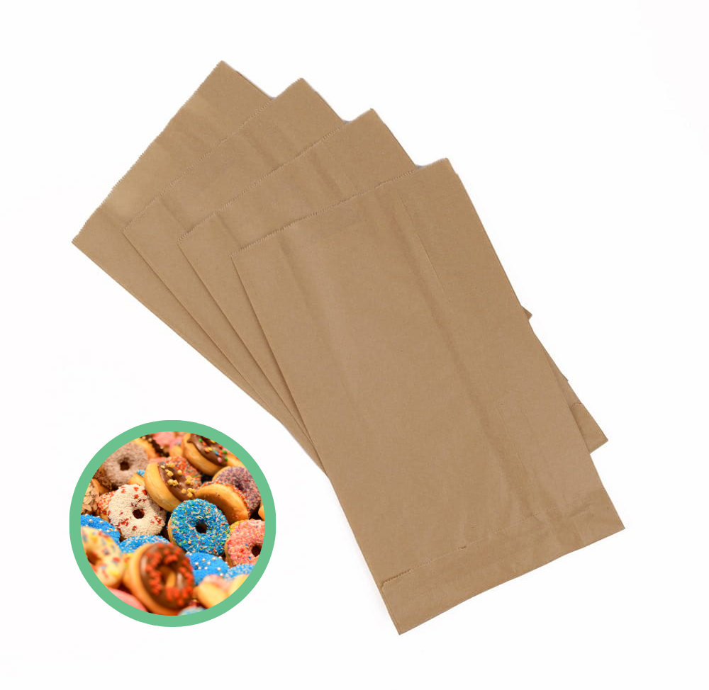 Ekologiczne torebki papierowe 17x28 cm 1000 szt. - Omineco.pl