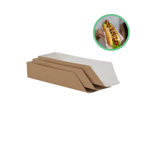 Tacki papierowe hot dog 25x6 cm 100 szt.