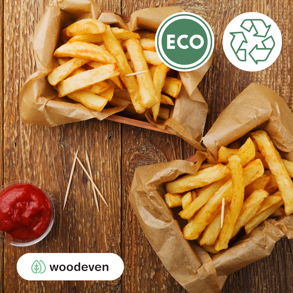 Opakowania na frytki - Omineco.pl