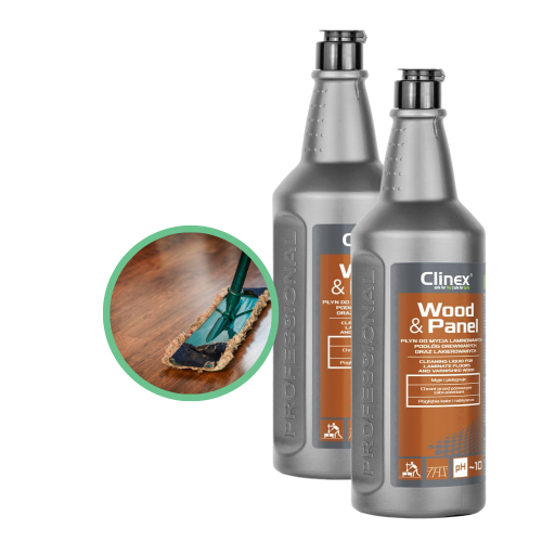 Płyn do mycia podłóg laminowanych oraz lakierowanych Clinex Wood Panel 1 L