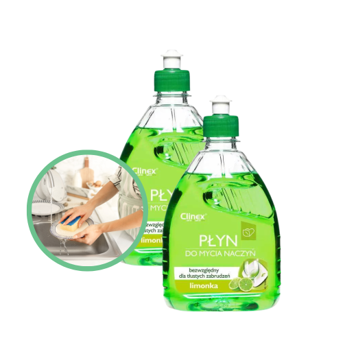Płyn do ręcznego mycia naczyń Clinex 0,5 L