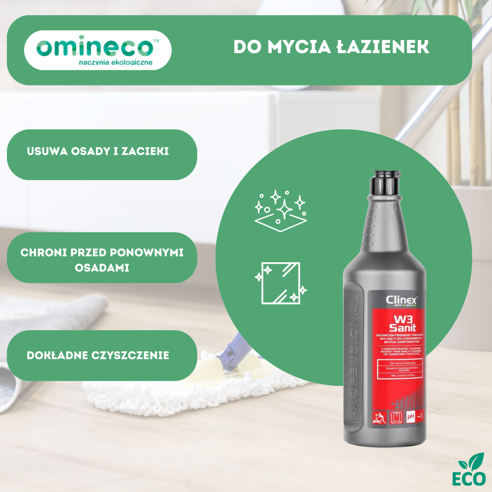 Skoncentrowany środek do mycia łazienek