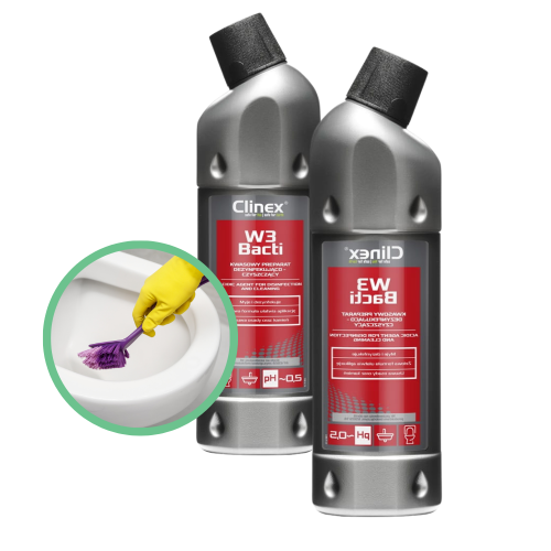Środek do mycia i dezynfekcji sanitariów Clinex W3 Bacti 1 L