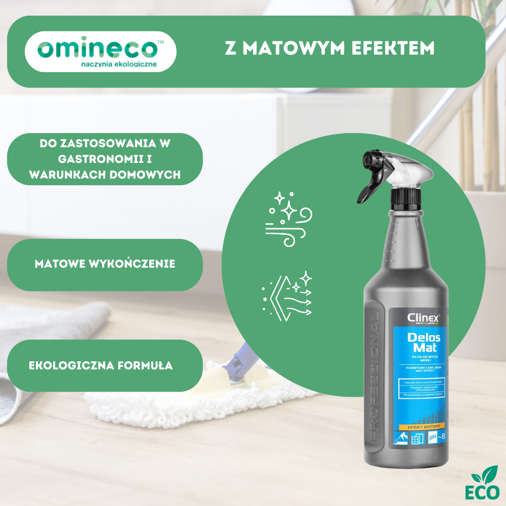 Środek do czyszczenia z matowym wykończeniem - omineco.pl