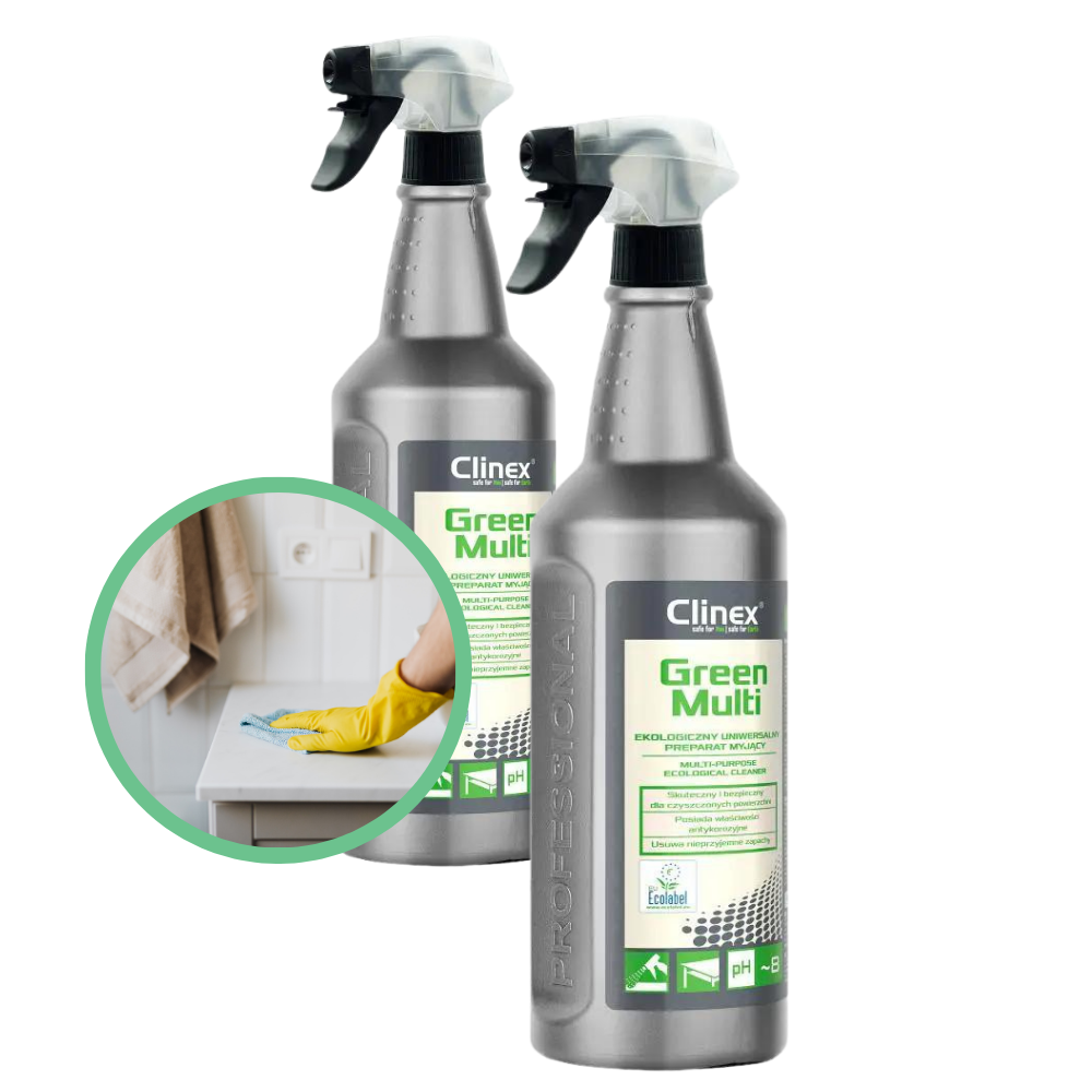 Uniwersalny ekologiczny środek myjący Clinex Green Multi 1 L - omineco.pl