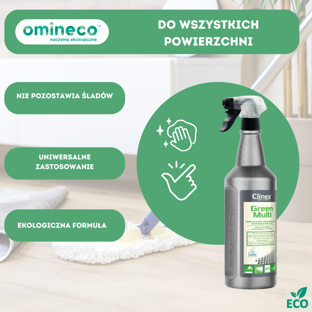 Ekologiczny środek do czyszczenia wielu powierzchni