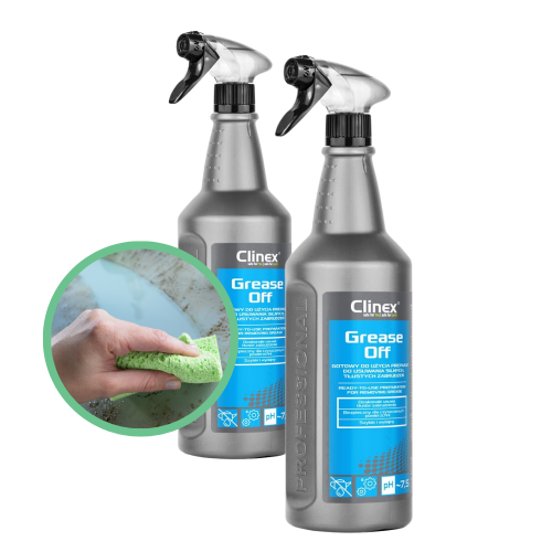 Preparat do usuwania silnych i tłustych zabrudzeń Clinex GreaseOff 1 L