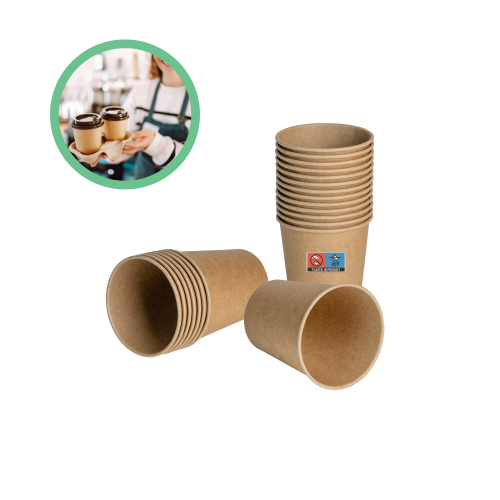 Kubki papierowe Kraft 100 ml  100 szt.