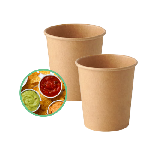 Pojemniczki dresingowe z papieru 120 ml 50 szt. 