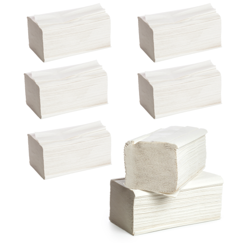 Ręczniki papierowe V-Fold 150 listków 21x25 cm białe