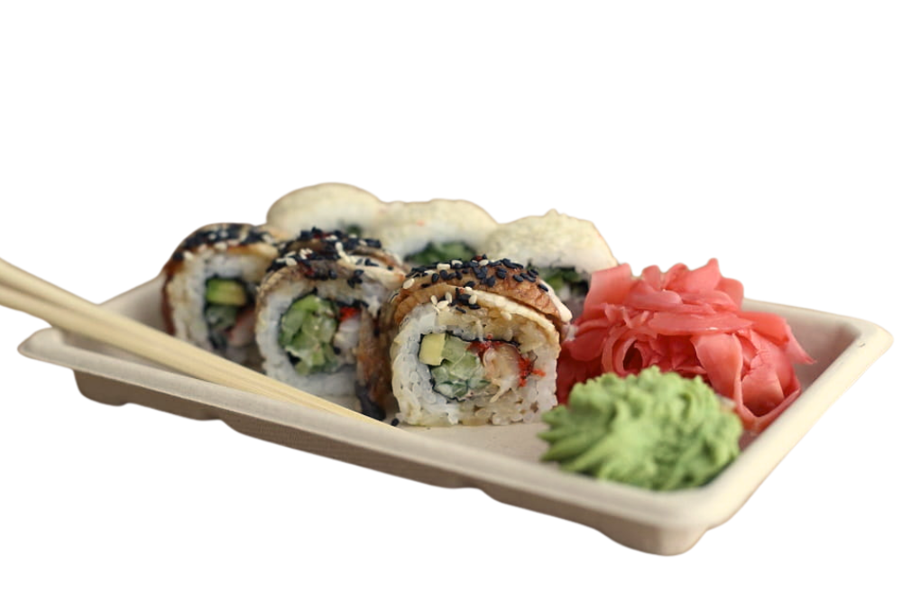 Ekologiczne tacki do sushi - omineco.pl