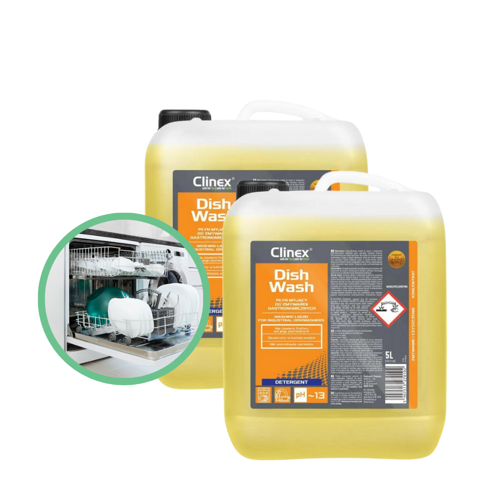 Płyn myjący do zmywarek gastronomicznych Clinex Dish Wash 5l