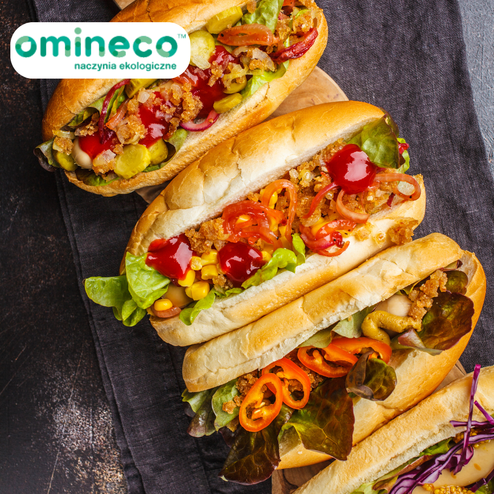 Tacki papierowe na hot dogi - omineco.pl