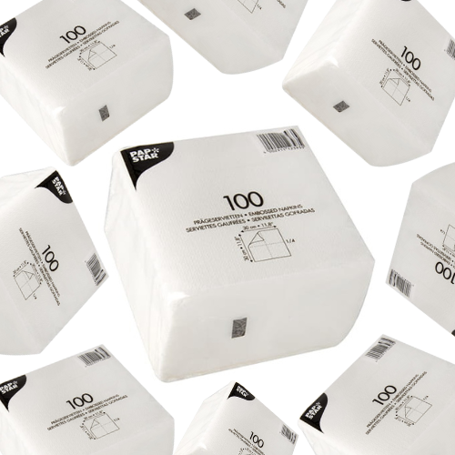 Białe serwetki papierowe - omineco.pl