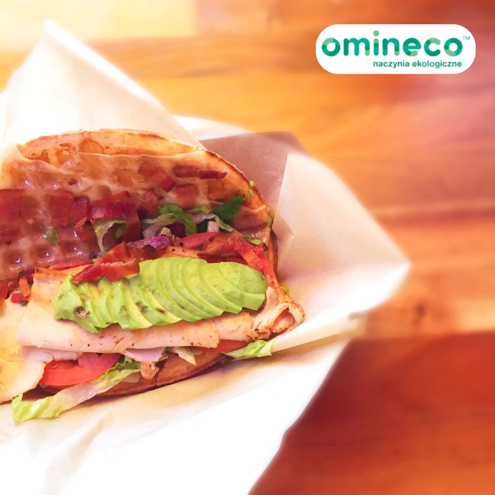 Białe tacki papierowe - omineco.pl