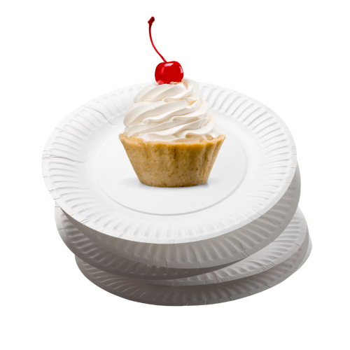 Talerze papierowe śr. 18 cm 100 szt.