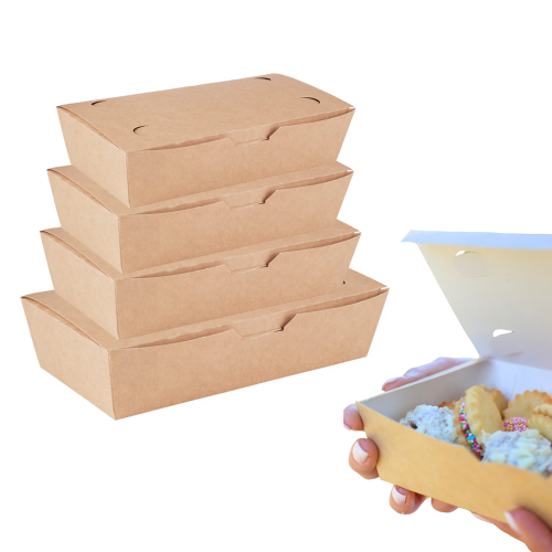 Prostokątne pojemniki duże 100 szt.