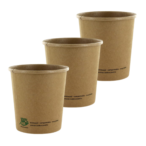 Pojemniki papierowe BIO na zupę 470 ml 25 szt.