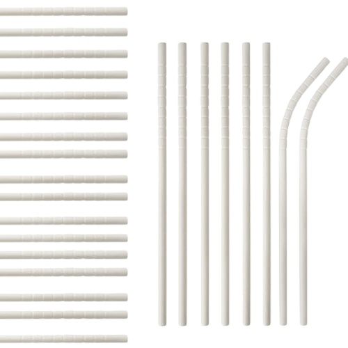 Elastyczne słomki papierowe - Omineco.pl
