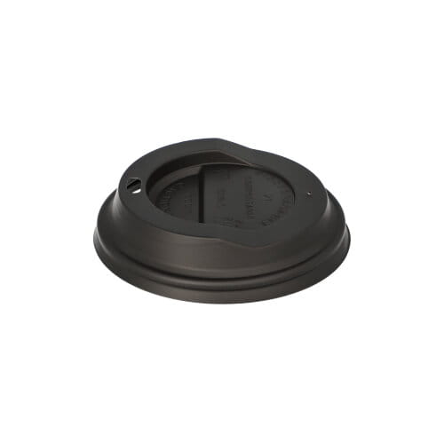 Czarne pokrywki do kubków 300-600 ml 50 szt.