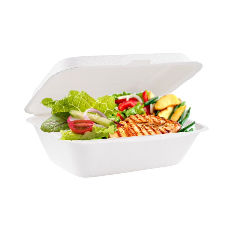 Jednokomorowe opakowania z trzciny cukrowej 600 ml  - Omineco.pl