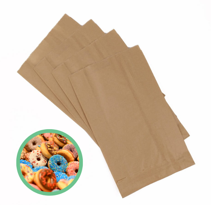 Ekologiczne torebki papierowe 17x31,5 cm 1000 szt. - Omineco.pl