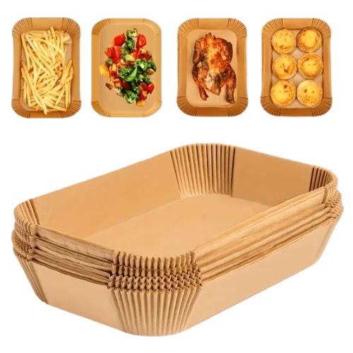 Papier do pieczenia w airfryer 22x14x4,5 cm 100 szt.
