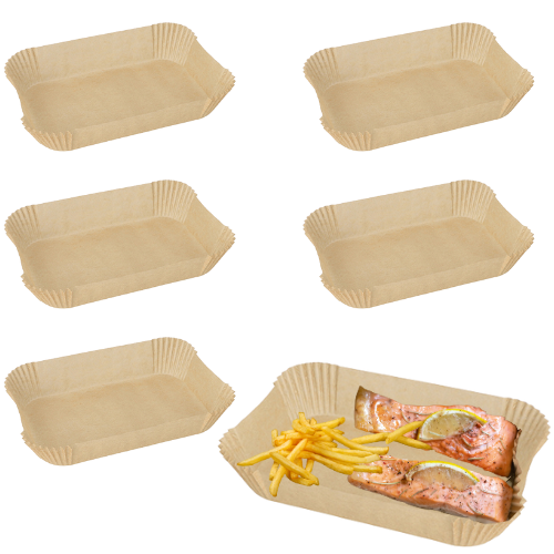 Papier do pieczenia w airfryer 22x14x4,5 cm 100 szt. - Omineco.pl