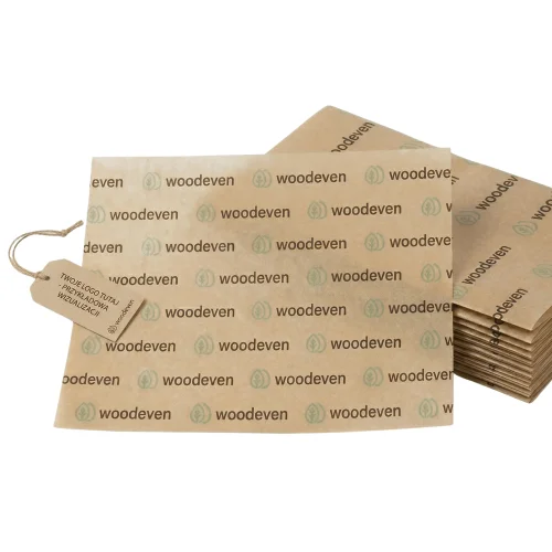 Papier Brązowy Powlekany PE 13x20 cm z Twoim Nadrukiem