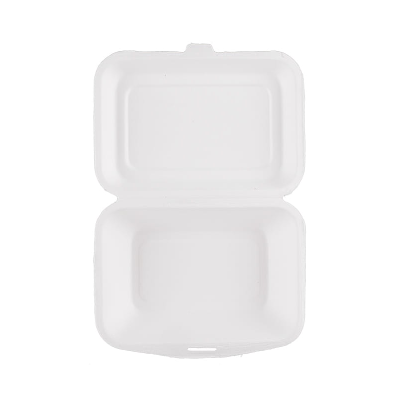 Jednokomorowe opakowania z trzciny cukrowej małe 50 szt. - omineco.pl